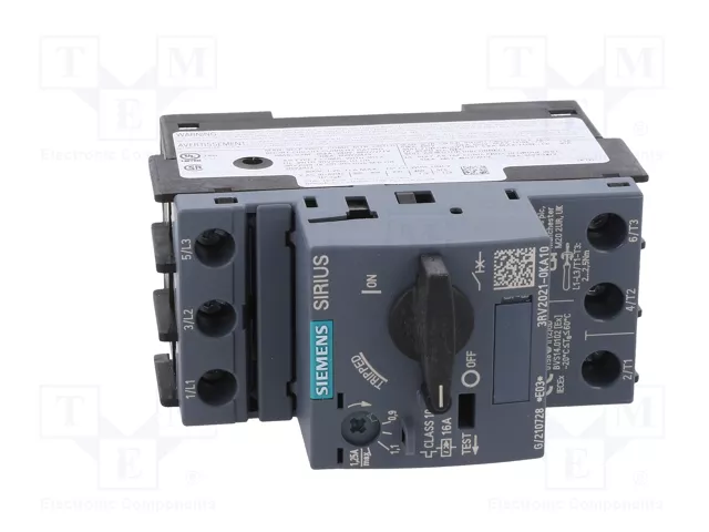 SIEMENS 3RV2 Interruptor motorizado 0,37kW 220-690VAC SIEMENS 3RV2 Interruptor motorizado 0,37kW 220-690VAC