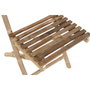 DKD Home Decor Silla de Bambú Plegable Marrón