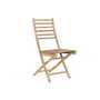 DKD Home Decor Silla de Bambú Plegable Marrón