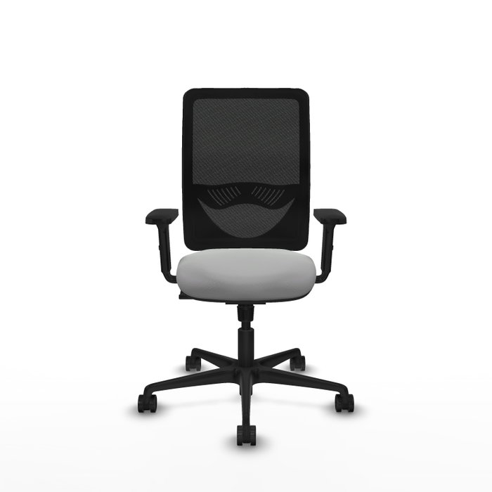 PIQUERAS Y CRESPO Silla de oficina Zulema con mecanismo Sincro, Gris claro y Negro PIQUERAS Y CRESPO Silla de oficina Zulema con mecanismo Sincro, Gris claro y Negro