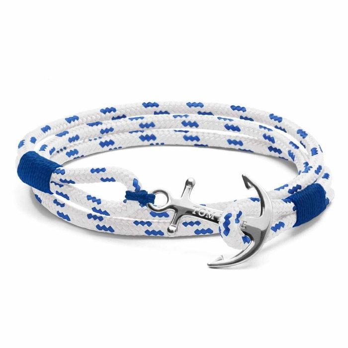 Tom Hope Pulsera TM0161 de Textil y Plata de Ley Tom Hope Pulsera TM0161 de Textil y Plata de Ley