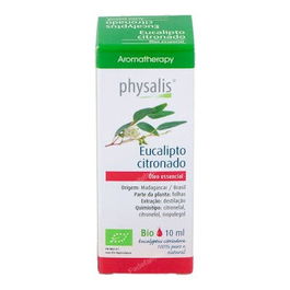 PHYSALIS Esencia Eucalipto Citronado 10Ml Bio Repelente Mosquitos Masaje Relajante