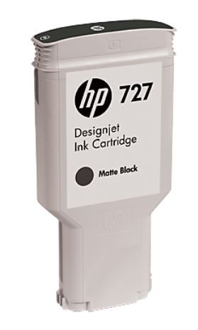 HP 727 Negro mate Cartucho de tinta 300 ml (C1Q12A) inevitable