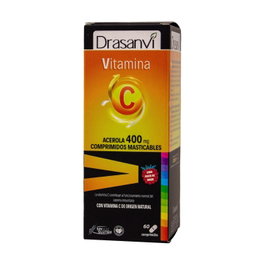 Drasanvi Vitamina C 800mg Masticable Sabor Frutas del Bosque 60 Comprimidos