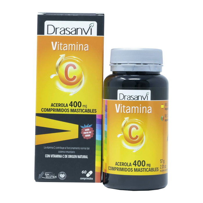 Drasanvi Vitamina C 400 mg Comprimidos Masticables Frutas del Bosque