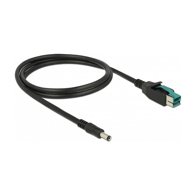 DeLOCK 85497 Cable PoweredUSB de 12 V a DC 5,5 x 2,1 mm, 1 m