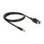 DeLOCK 85497 Cable PoweredUSB de 12 V a DC 5,5 x 2,1 mm, 1 m
