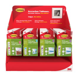 3M Tiras Command Expositor Sobremesa 50 Blíster