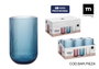 La Mediterranea Vaso Alto Sonella 430cc Azul