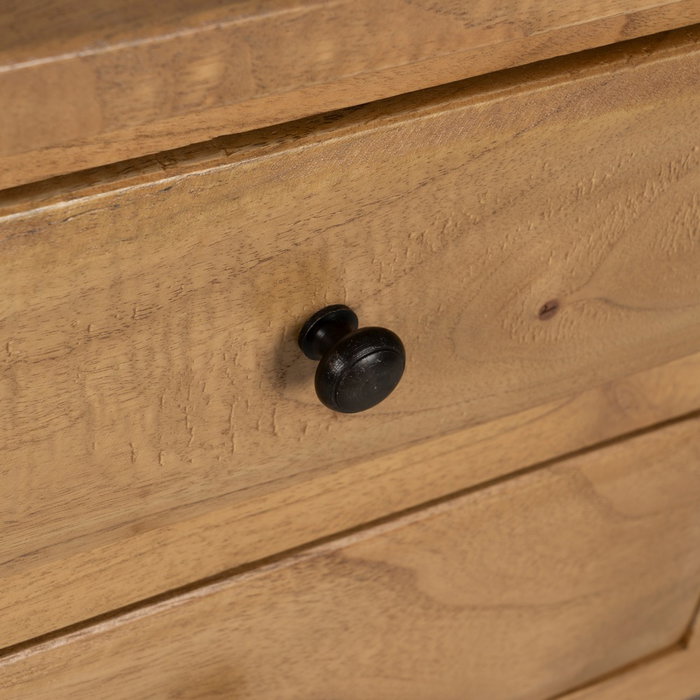 Consola Natural Madera Mindi Entrada 130 X 35 X 85 cm