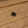Ixia Consola de Madera de Mindi Natural 130 x 35 x 85 cm