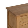 Ixia Consola de Madera de Mindi Natural 130 x 35 x 85 cm