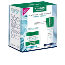 Somatoline Cosmetic Tratamiento Choque Ultra Intensivo Reductor 7 Noches Gel Fresco Lote 2 pz