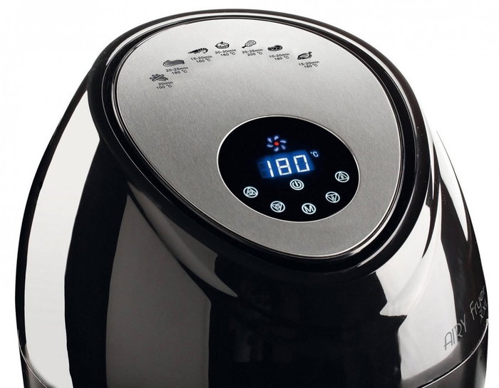 ARIETE Freidora de Aire Sin Aceite XXL con Pantalla Digital, 5.5 Litros, 1800W ARIETE Freidora de Aire Sin Aceite XXL con Pantalla Digital, 5.5 Litros, 1800W