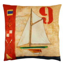 Aberto Design A12574 Cojín de Lujo 43 x 43 cm, Confort y Estilo, Algodón y Poliéster, Lavable