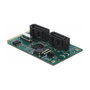 DeLOCK Adaptador PCIe a 2 Puertos SATA RAID 0, 1, SPAN - 95264 para Windows 7, 8, 8.1, 10 y Linux