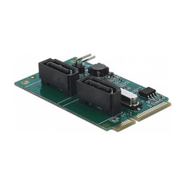 DeLOCK Adaptador PCIe a 2 Puertos SATA RAID 0, 1, SPAN - 95264 para Windows 7, 8, 8.1, 10 y Linux