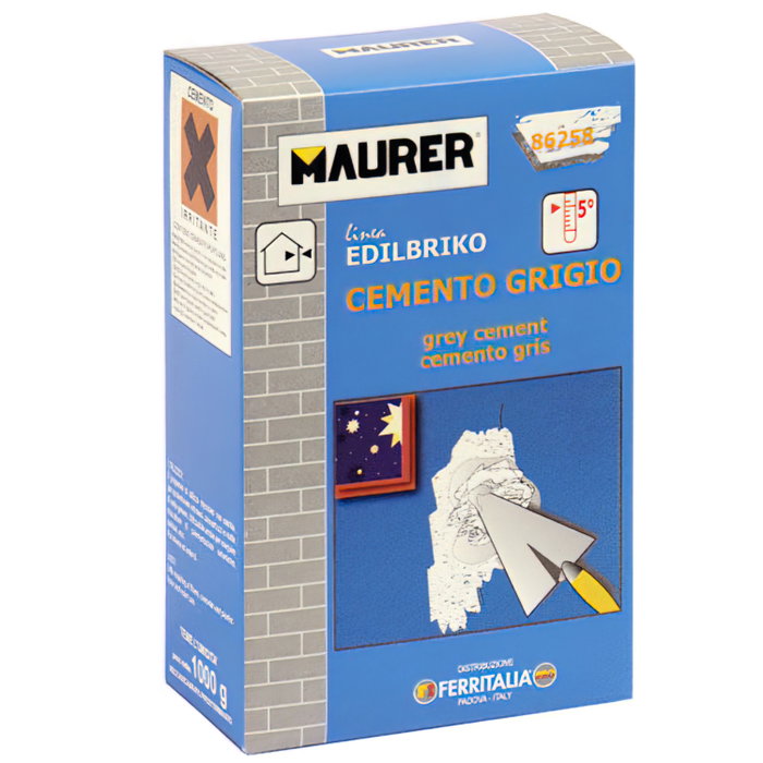 MAURER Edil Cemento Gris (Caja 1 kg) MAURER Edil Cemento Gris (Caja 1 kg)