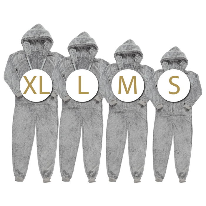 Home Deco Factory Mono Sherpa Gris Adulto