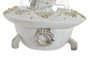 DKD Home Decor Figura Navidad Ovni Resina LED 10 x 12.5 cm