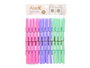 ALSEK Set de 24 Pinzas para Tender la Ropa Colores Pastel 10cm