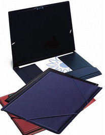 Carpeta De Gomas Y Bolsa Iberplas Pvc Fº Azul