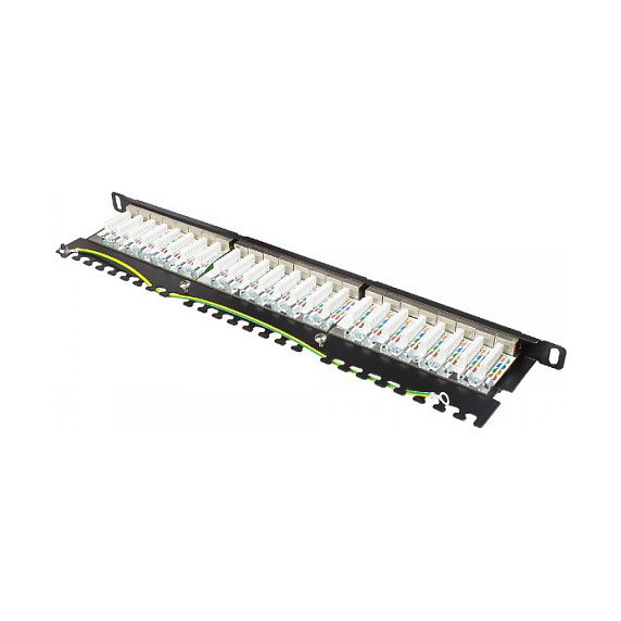 GoodConnections Patchpanel 19 Pulgadas Cat. 6 24 Puertos Negro GoodConnections Patchpanel 19 Pulgadas Cat. 6 24 Puertos Negro