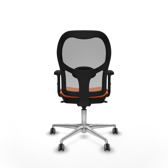 PIQUERAS Y CRESPO Silla de oficina Jorquera Naranja y Gris