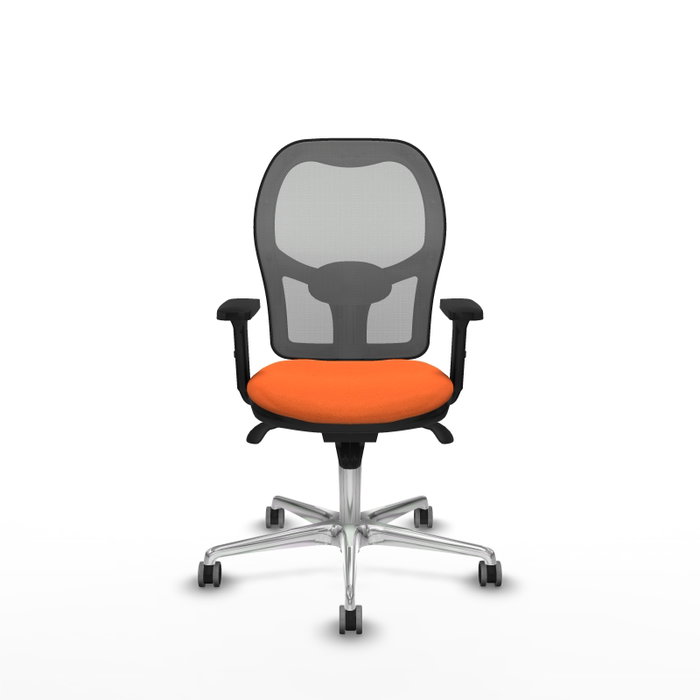 PIQUERAS Y CRESPO Silla de oficina Jorquera Naranja y Gris