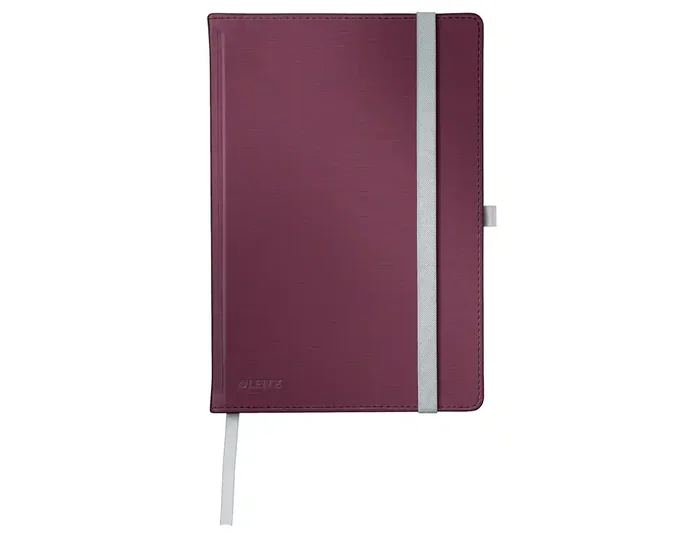 Leitz Style Cuaderno Tapa Dura A5 80 Hojas Cuadro 5 mm Rojo Granate