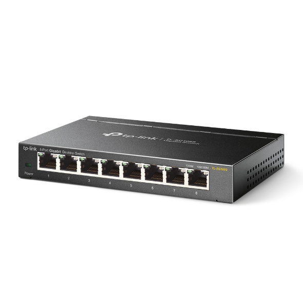 TP-Link Switch SG108S 8 Puertos Gigabit 10/100/1000Mbps TP-Link Switch SG108S 8 Puertos Gigabit 10/100/1000Mbps