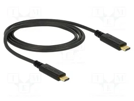 DeLOCK Cable USB Type-C™ a USB Type-C™ 1 m 10 Gbps Negro 83661
