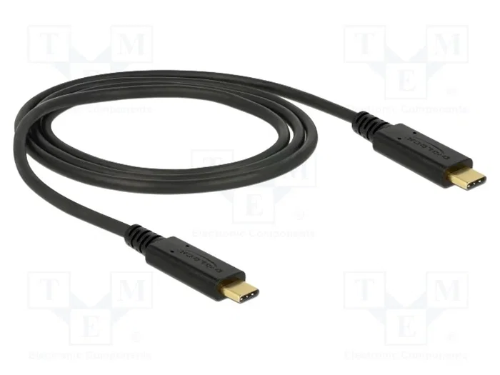DeLOCK Cable USB Type-C™ a USB Type-C™ 1 m 10 Gbps Negro 83661