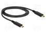 DeLOCK Cable USB Type-C™ a USB Type-C™ 1 m 10 Gbps Negro 83661