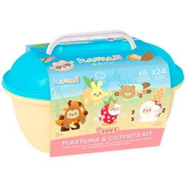 Jovi Cofre Kawaii con 24 Barritas de Plastilina y Accesorios