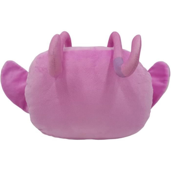 Stitch Cojín Cocooning 3D - Lilo & Stitch - Ángel - Microfibra - 30 cm