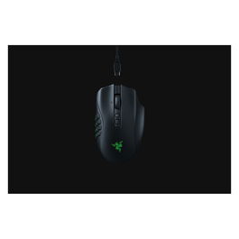 Razer Naga V2 Pro Ratón Gaming Inalámbrico RF + Bluetooth USB-C para Mano Derecha, 20 Botones Programables, 30000 DPI, Negro