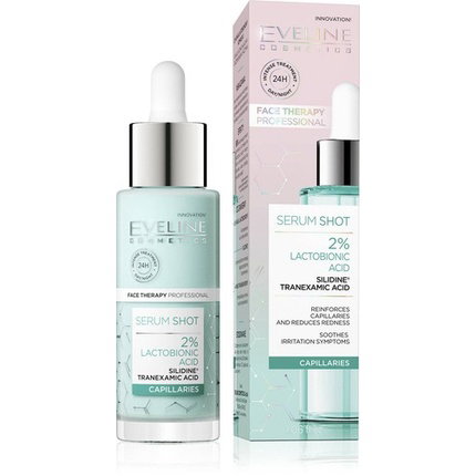 Eveline Serum Shot 2% Ácido Lactobiónico Capilares 30ml Eveline Serum Shot 2% Ácido Lactobiónico Capilares 30ml