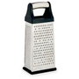 Rallador Kinvara Negro Plateado Plata Acero Inoxidable ABS TPR 9,5 x 21,5 x 6,7 cm 9,5 x 22,5 x 6,7 cm (12 Unidades)