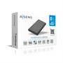 Aisens ASE-2525B Caja Externa 2,5 pulg. SATA a USB 3.0/3.1 Gen 1, Negra