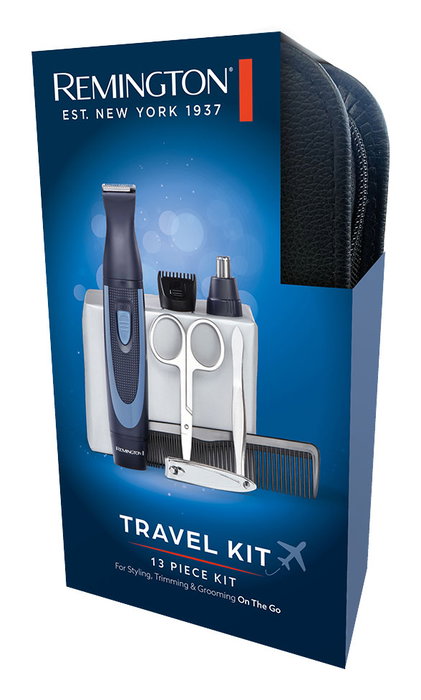 REMINGTON Kit de recortadora de vello nasal con accesorios de viaje, tijeras y cortauñas REMINGTON Kit de recortadora de vello nasal con accesorios de viaje, tijeras y cortauñas