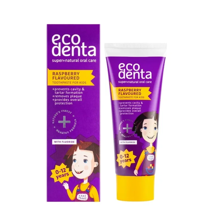 Ecodenta Pasta de dientes sabor Frambuesa, Whitening & Tartar Control Ecodenta Pasta de dientes sabor Frambuesa, Whitening & Tartar Control