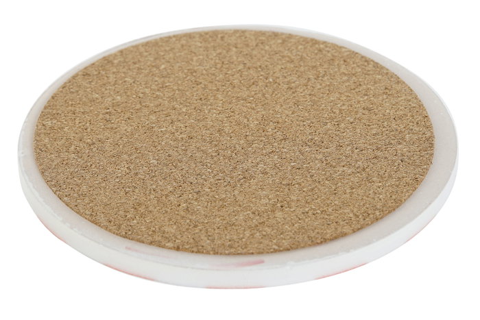 DKD Home Decor Posavasos Dolomite Marino Surtido de 12 Unidades