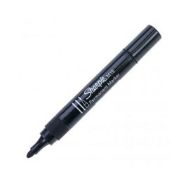 Sharpie Marcador Permanente M15 Punta Redonda Negro 12 UD