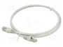 TELEGÄRTNER Patch cord Cat 6a S/FTP 0,25m Rojo RJ45