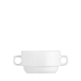 Benedikt Taza Praga Apilable con Asa, Porcelana, 32 cl / 320 ml, 6 cm de Alto (Set de 25)