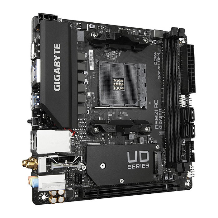Gigabyte Placa Base A520I AC Mini ITX AMD A520 DDR4 para PC