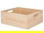 Giftdecor Caja Madera Cerrada Pino Natural 36x31x14 cm (Set de 4)