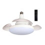 Cristalrecord Venty Ventilador de techo LED con aspas retráctiles Blanco
