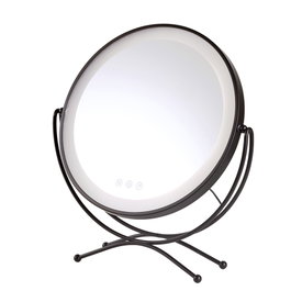 SUN Espejo Iluminado Maquillaje LED 4200K Negro 48x43cm